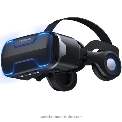 Vr Shinecon G02ED 블루레이 Vr 가상 현실 헤드셋 헬멧 3D 안경 상자 Ios 안드로이드 스마트폰용 스테레오 Vr Google Cardboard